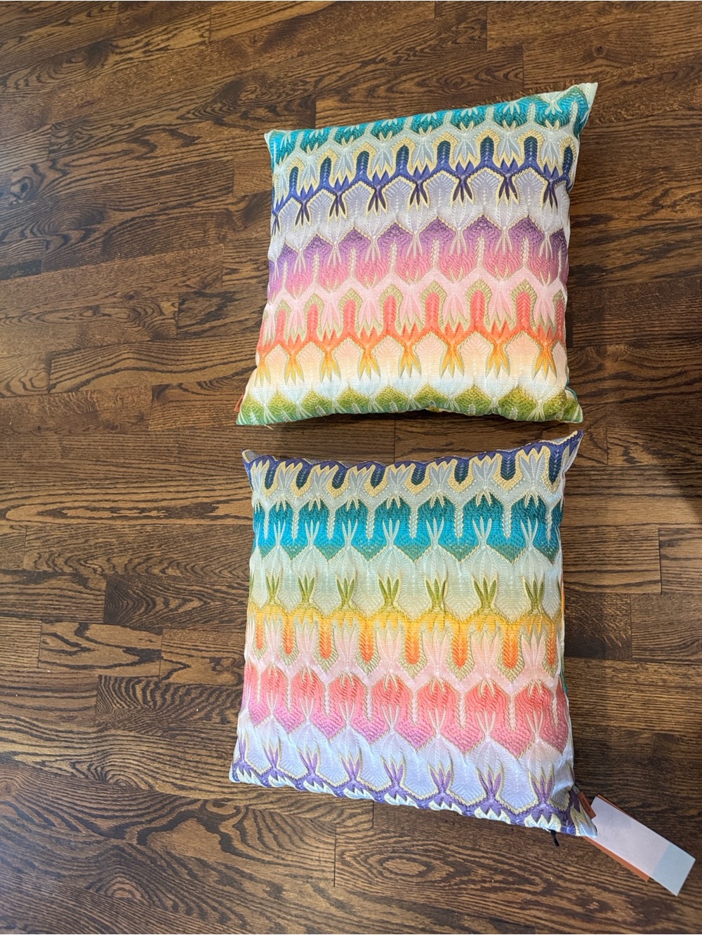 Missoni Home Pasadena Square Cushion Pillow 16” New